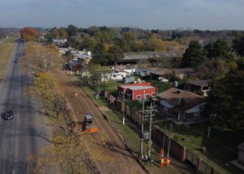 Continúan las obras de repavimentación en la Ruta Provincial 205