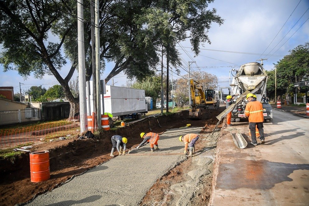 La duplicación de calzada de Av. Bodereau avanza y suma nuevos frentes de obra en Córdoba
