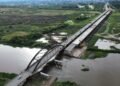 El nuevo Carretero es el puente en construcción más largo de Argentina y el segundo de Sudamérica