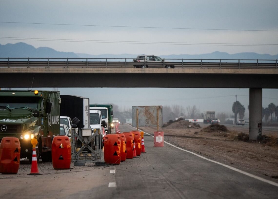 Mendoza: avanzan las obras en el Acceso Este-RP 22