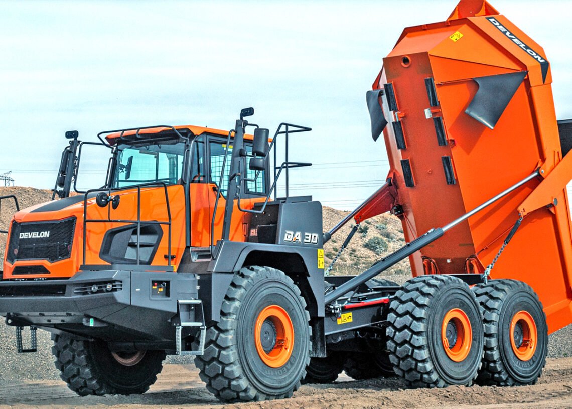 Para suelos blandos: camiones articulados 6×6
