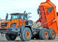 Para suelos blandos: camiones articulados 6×6