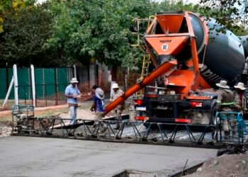Merlo: avanza la obra de la Ruta 1003 en Libertad
