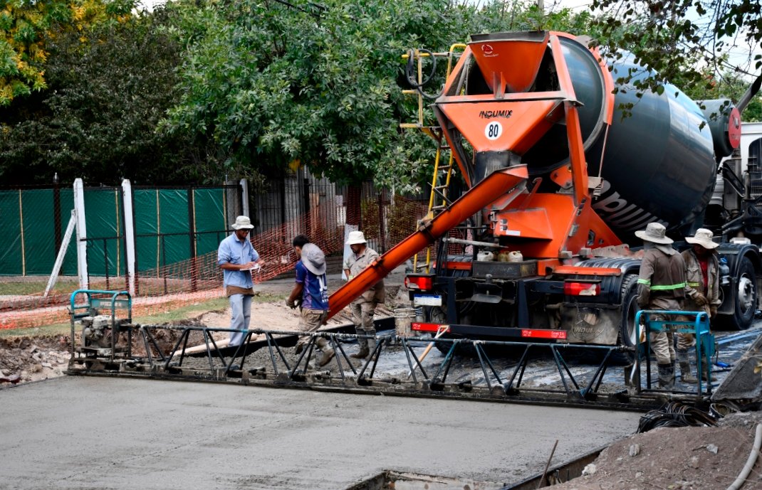 Merlo: avanza la obra de la Ruta 1003 en Libertad