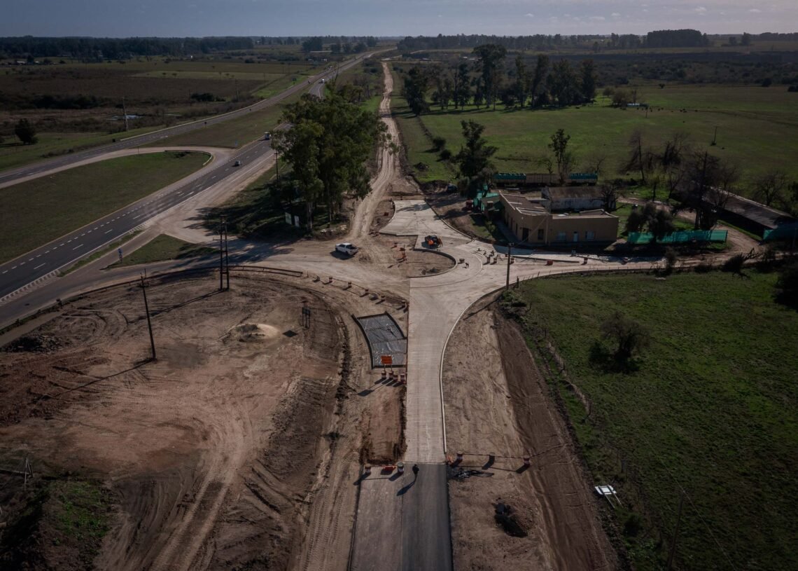 Más de 58 por ciento de avance en el acceso norte a Concepción del Uruguay