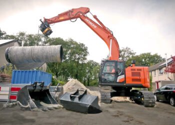 Nuevas excavadoras con radio de giro corto