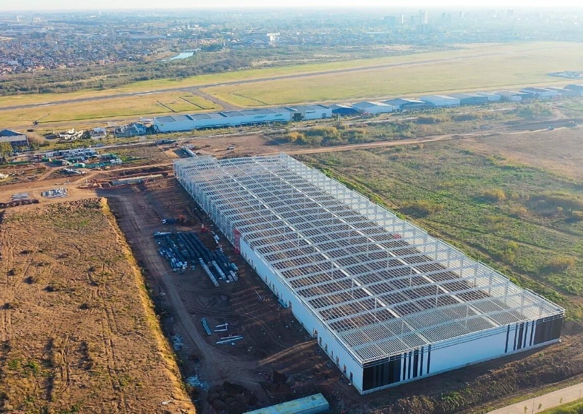 Importantes avances en la obra del Parque Industrial de San Fernando