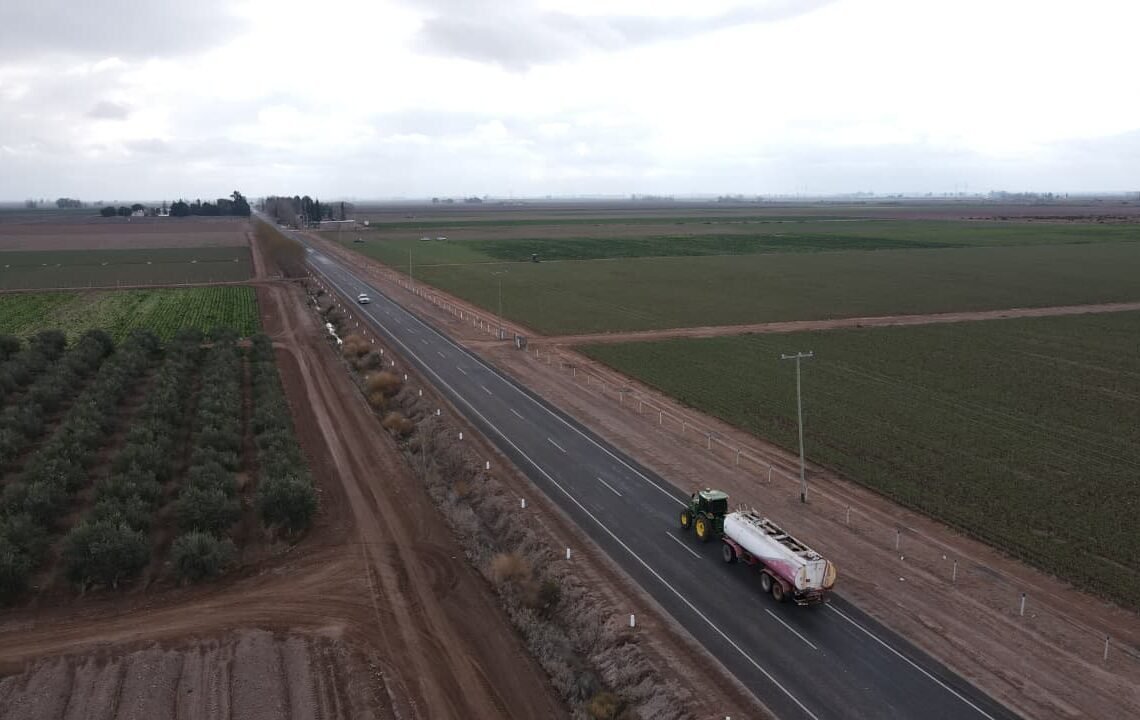 Inauguró la renovación de la Ruta Provincial 33: una obra clave para la producción y la logística de Mendoza