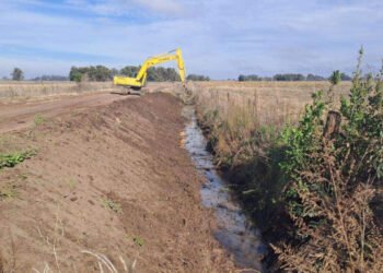 Finalizaron los trabajos de saneamiento del cauce Saavedra en Saladillo