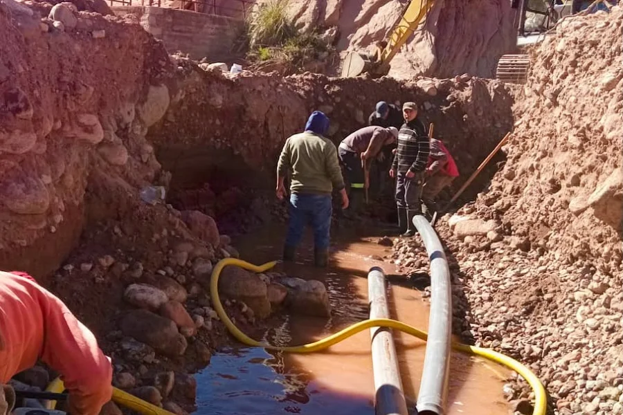 Provincia y Municipio de Famatina planifican nuevas obras para fortalecer el abastecimiento de agua