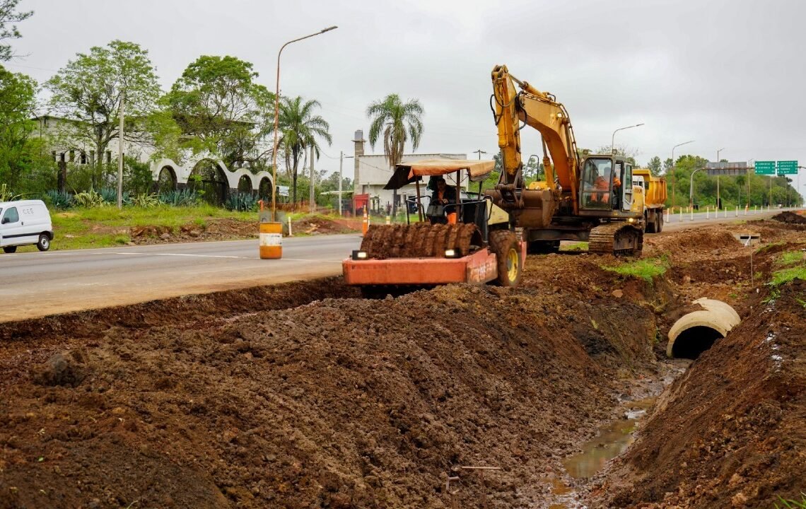 Avanza la etapa final de la Travesía Urbana sobre la Ruta Nacional 12