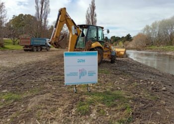 Avanza el saneamiento del Arroyo San Bernardo en Tornquist