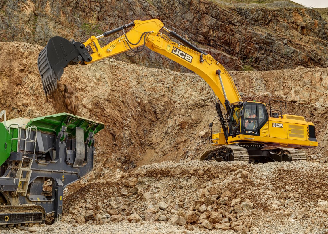 Excavadora para aplicaciones de servicio pesado