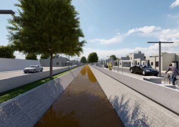 Avanza la obra de “Recuperación Urbana, Arroyo Güemes»