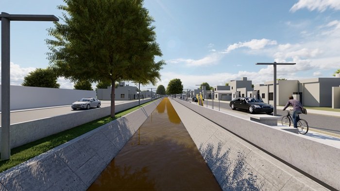 Avanza la obra de “Recuperación Urbana, Arroyo Güemes»