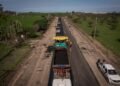 Continúa el asfaltado de la Ruta 23 entre los departamentos Uruguay y Colón