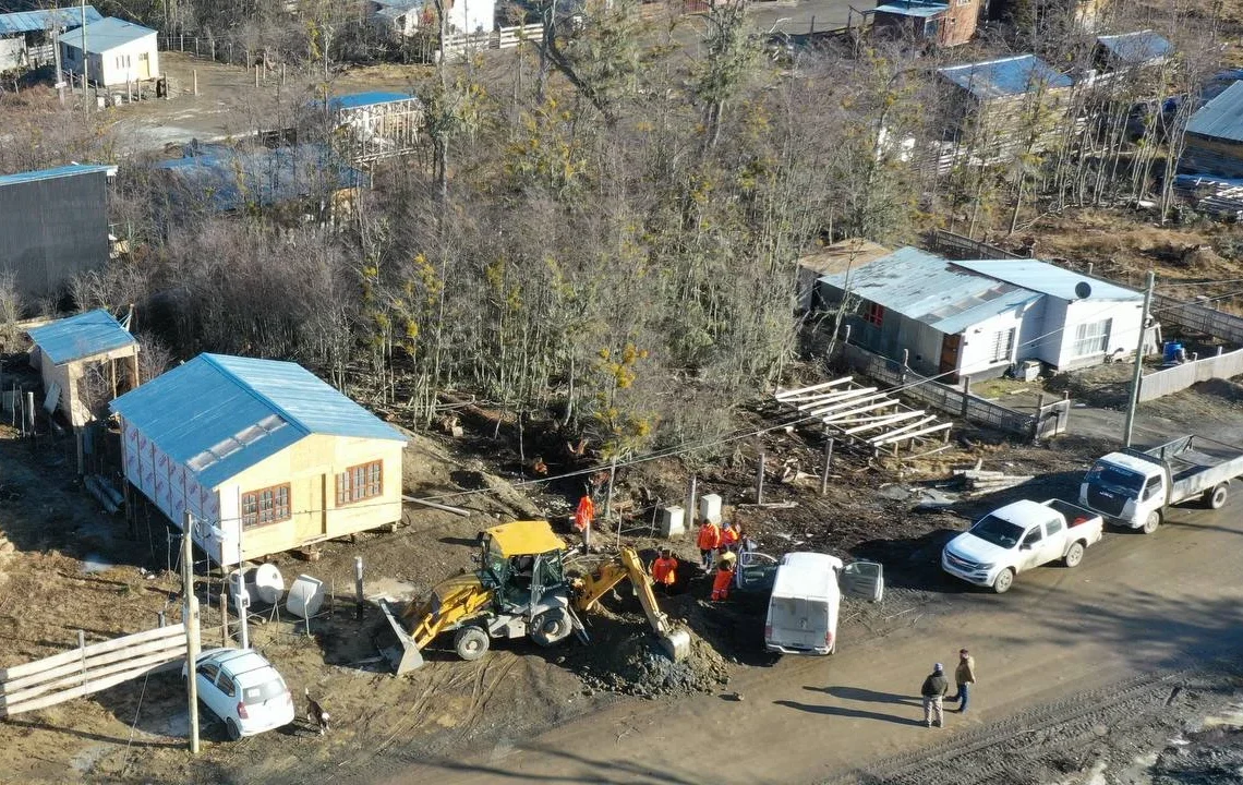 Tierra del Fuego: profundizan el acceso a cloacas y agua en Tolhuin