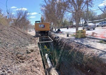 Avanza a buen ritmo la nueva obra cloacal en Cipolletti