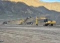 El Tambolar: avanzan las obras para preparar el río San Juan ante las crecidas del verano